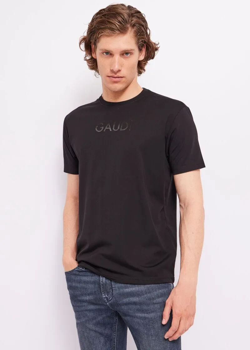Tshirt in jersey con logo
